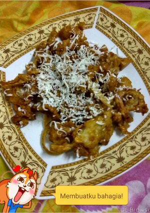 Foto resep Fried Oyster Mushroom with Meat Ball (jamur tiram goreng ft baso)