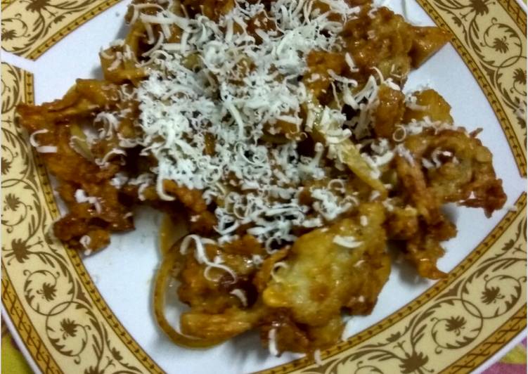 Resep Fried Oyster Mushroom with Meat Ball (jamur tiram goreng ft baso), Bisa Manjain Lidah