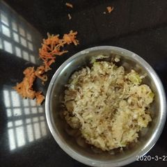 A picture of Mooli Sabji without Onion.