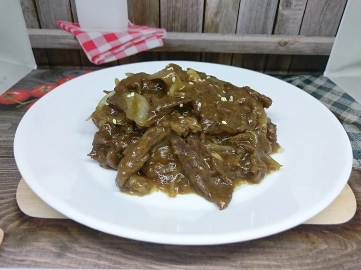 Langkah Gampang Membuat Resep 148. Beef Teriyaki Anti Ribet, Lezat