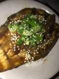 Unagi Terong - Vegan Unagi Rice Bowl