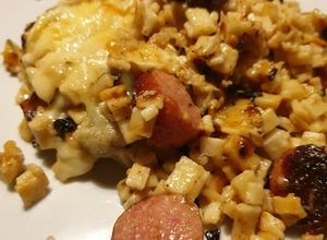 Une photo de Croziflette aux saucisses Fumées et Comté