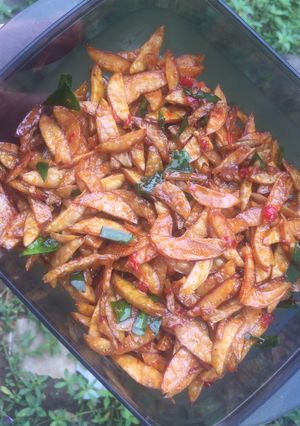 Foto resep Jengkol crispy pedas manis