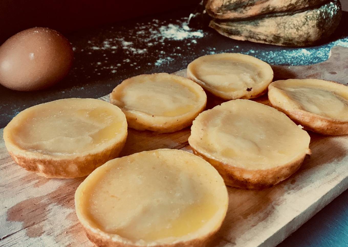 Kue lumpur (bingka) labu kuning