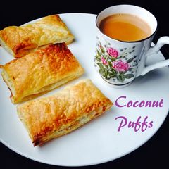 A picture of Coconut Puffs.
