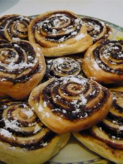 Kakaós csiga recept fotója