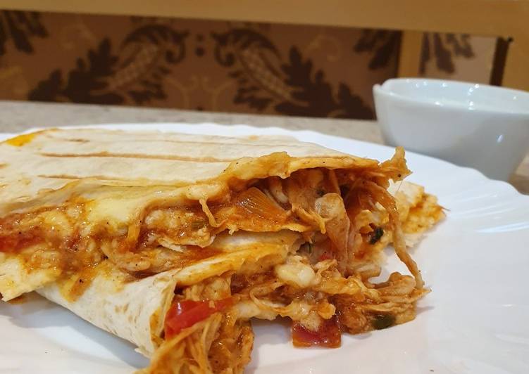Buffalo chicken quesadillas Buffalo chicken quesadillas