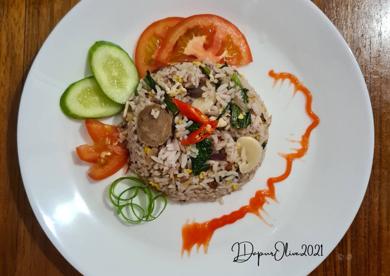 Nasi Goreng Ebi Bakso