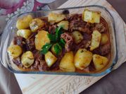 Uma foto de colorau carne