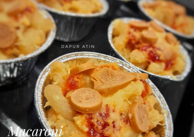 Resep Macaroni Keju Sosis Panggang, Lezat