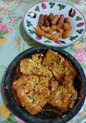 Foto resep Tempe geprek