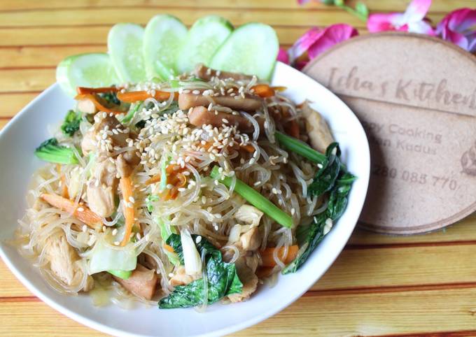 Bihun korea "japchae"