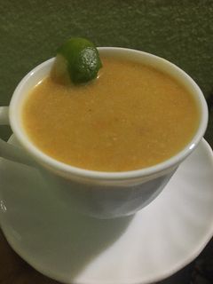 صورة لوصفة شوربه الخضار بالشوفان 🍲