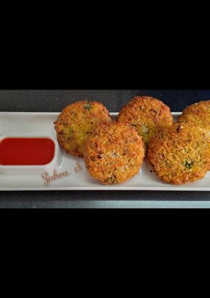A picture of Crispy Poha Cutlet.