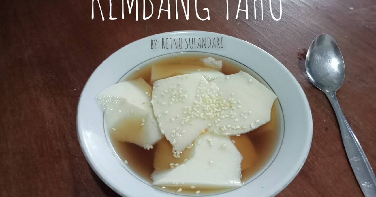 Resep 9 Puding Ala Kembang Tahu Kuah Jahe Oleh Retno Sulandari Cookpad