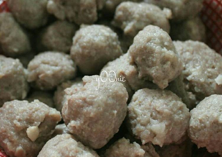  Resep  Bakso  Sapi  homemade  oleh y00nie Cookpad