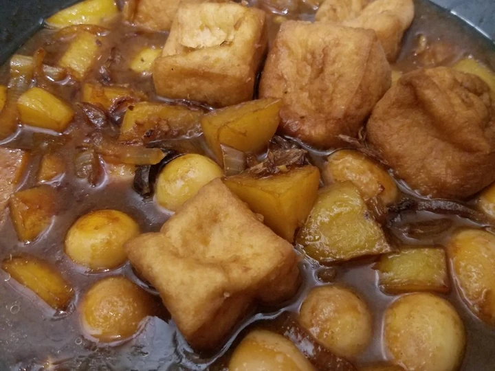 Cara Mudah Membuat Resep Semur Tahu, Kentang, Telur Puyuh yang Uenak Anti Ribet, Lezat Sekali