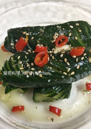 15分快速醃製小黃瓜 的食譜成品照片