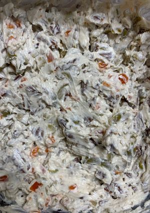 A picture of Gram’s Green Olive Spread.