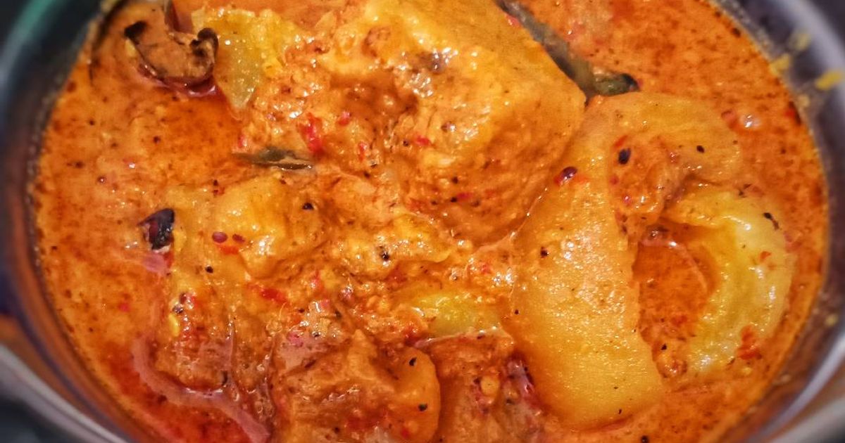 Kikil Gulai Merah(masakan rumahan sederhana)