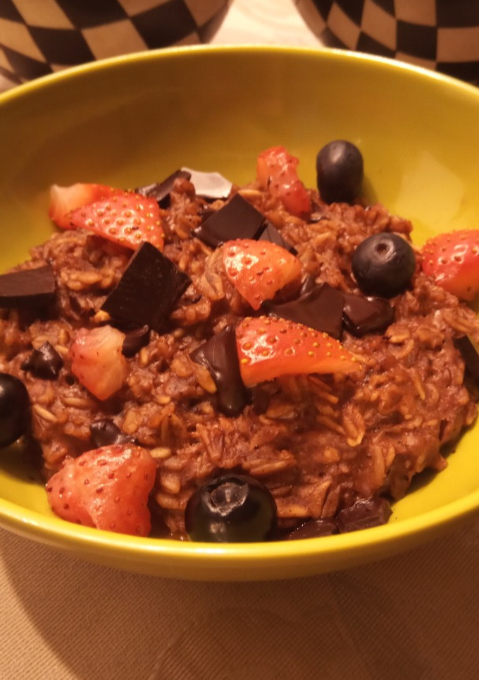 Una foto de Gachas de avena o porridge
