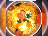 Easy Homemade Soup Noodle with poached Eggs