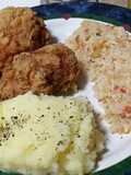 Pollo frito Casero