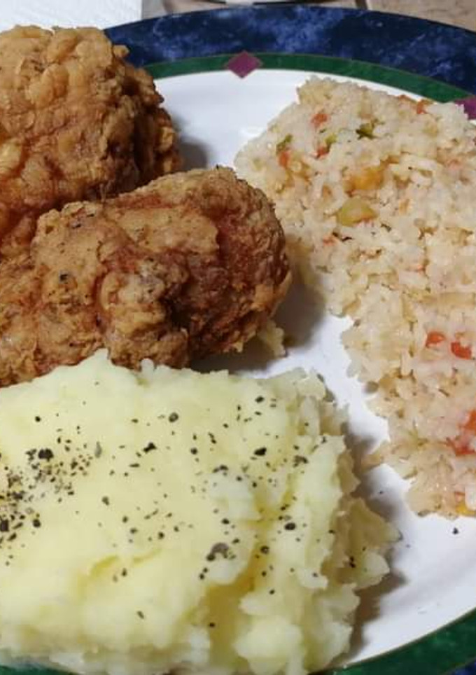 Una foto de Pollo frito Casero