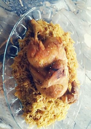 صورة لوصفة برياني دجاج 😋⚘