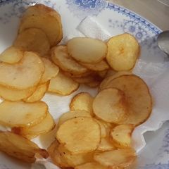 A picture of Fried Potato Circles.
