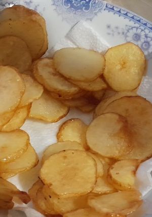 A picture of Fried Potato Circles.