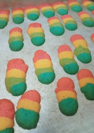 Foto resep Lidah Kucing Pelangi