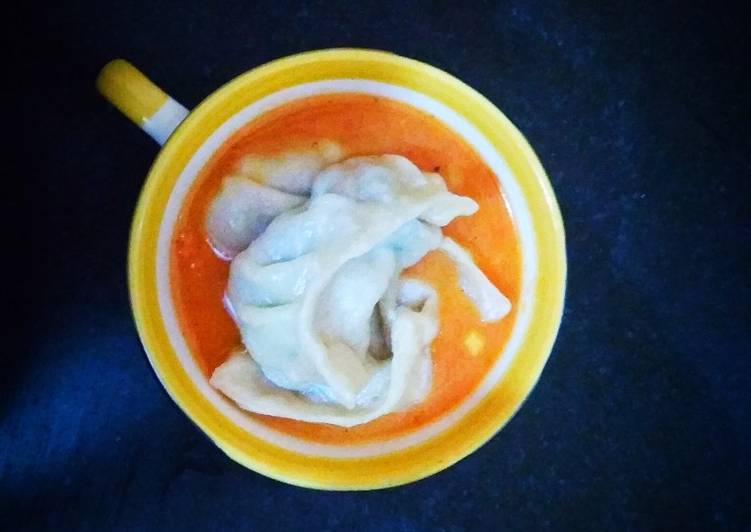 Step-by-Step Guide to Make Nepali jhol dimsums