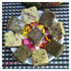 2 in1- Paneer Burfi.(instant kalakand) A picture of 2 in1- Paneer Burfi.(instant kalakand).
