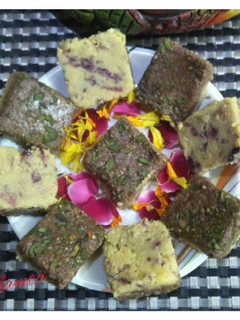 A picture of 2 in1- Paneer Burfi.(instant kalakand).