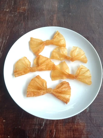 Cara Gampang Membikin Resep  Kulit pangsit goreng pita yang Sempurna, Lezat