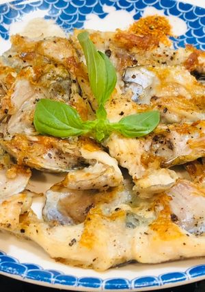 烤魚上段(頭&下巴） 的食譜成品照片