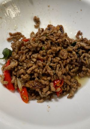 รูปของ กะเพราหมูสับ