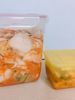 Hình của món Kim Chi cải thảo Hàn Quốc.