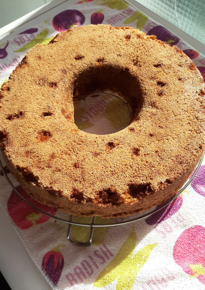 Una foto de Torta fácil y rápida de manzana