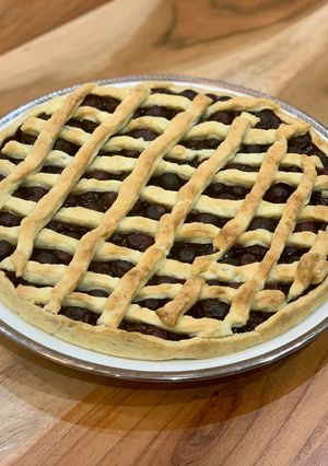 Une photo de Tarte aux myrtilles 🫐