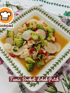 Gambar 👩🍳Tumis Brokoli & Lobak Putih