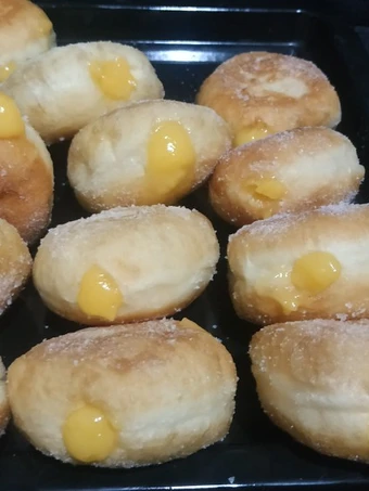 Recipe Bomboloni isi clustard cream the So Delicious Delicious