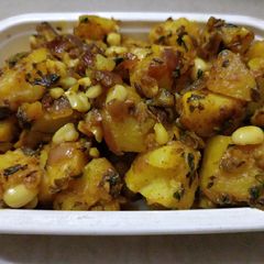A picture of Hariyali Aloo.