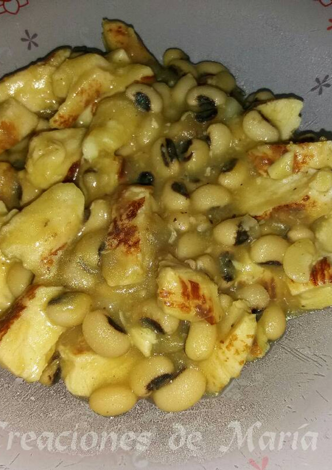 Una foto de Frijoles al curry