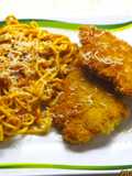 Pasta alla Norma rántott hússal