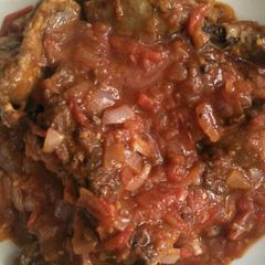 A picture of Stewed chicken.