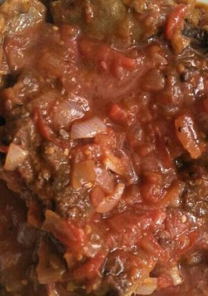 A picture of Stewed chicken.