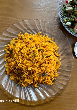 عکسی از دستور دمپخت ماش و گشنیز☘️