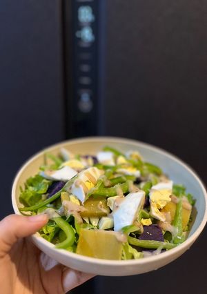 Foto resep Salad sayur with sesame sauce